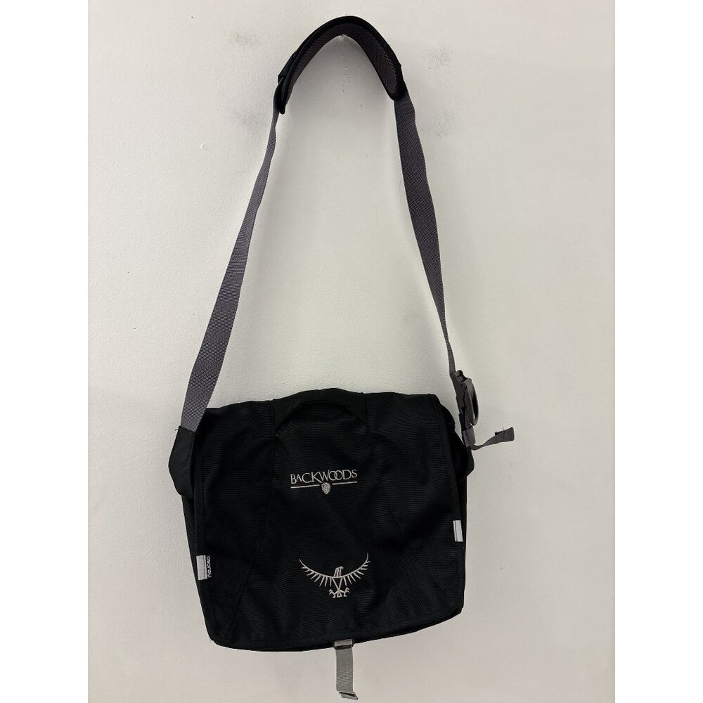 Osprey Unisex‎ Black Flap Buckle Backwoods Messenger Adjustable Bag